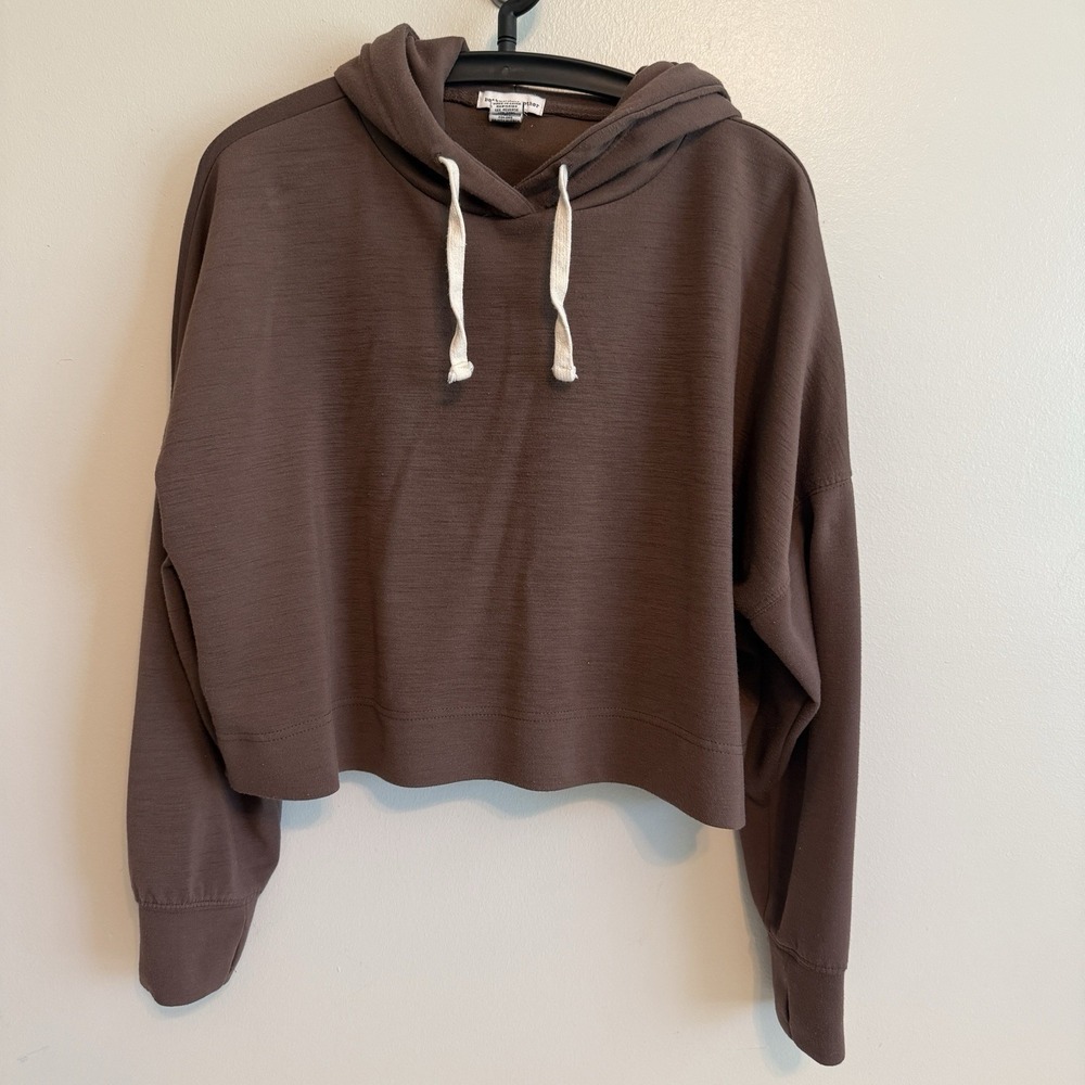 Better Together Long Sleeve Y2K Crop Hoodie Sz L Lagenlook Workout Outdoors Boho